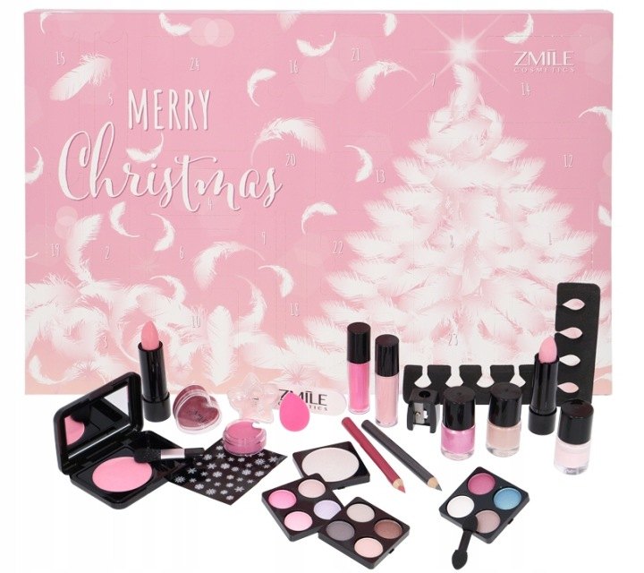 Kozmetický adventný kalendár Zmile Pink And Fluffy s 24 dielmi