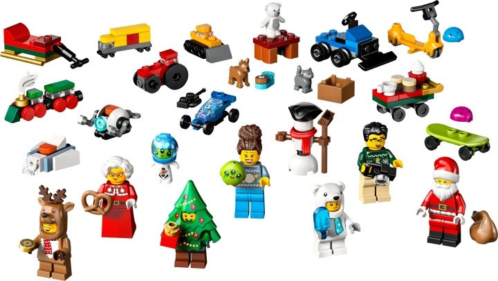 LEGO City 60475 adventný kalendár 2025, 186 dielikov