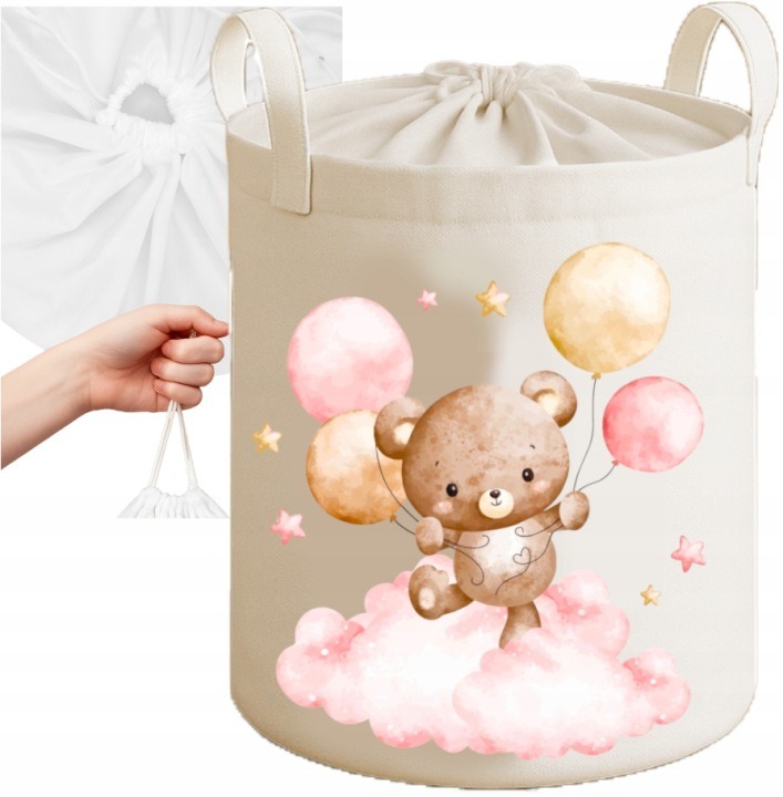 Ružové koše Babymam Cute Baby Girl – 2 × 43 l