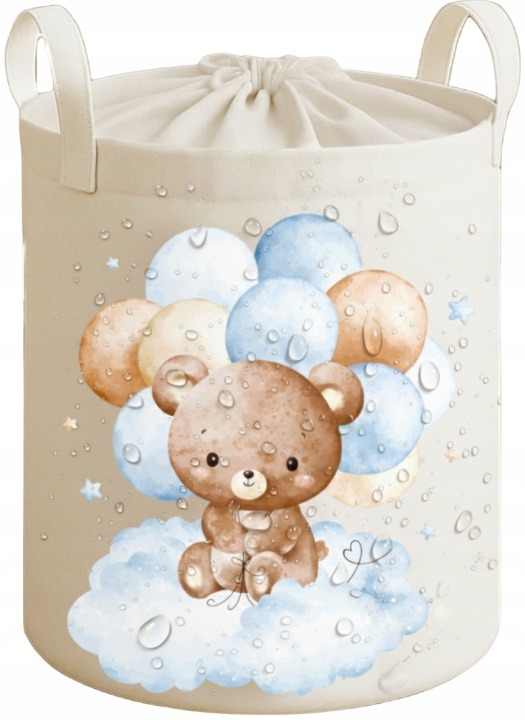 Textilný kôš Babymam Premium XL Cute Baby Boy – 43 l