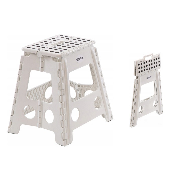 Easyform – biely skladací stupienok, výška 39 cm