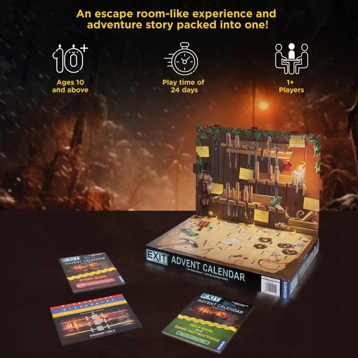 EXIT The Silent Storm adventný kalendár s hádankami
