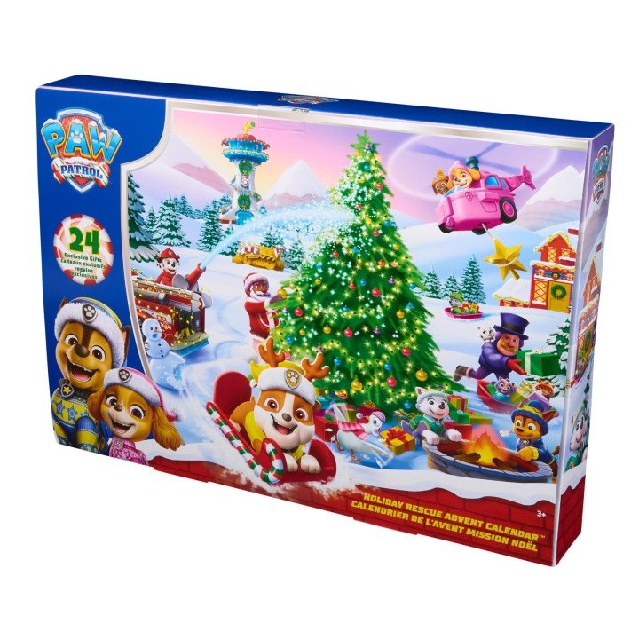 Dva adventné kalendáre Psi Patrol Spin Master s figúrkami