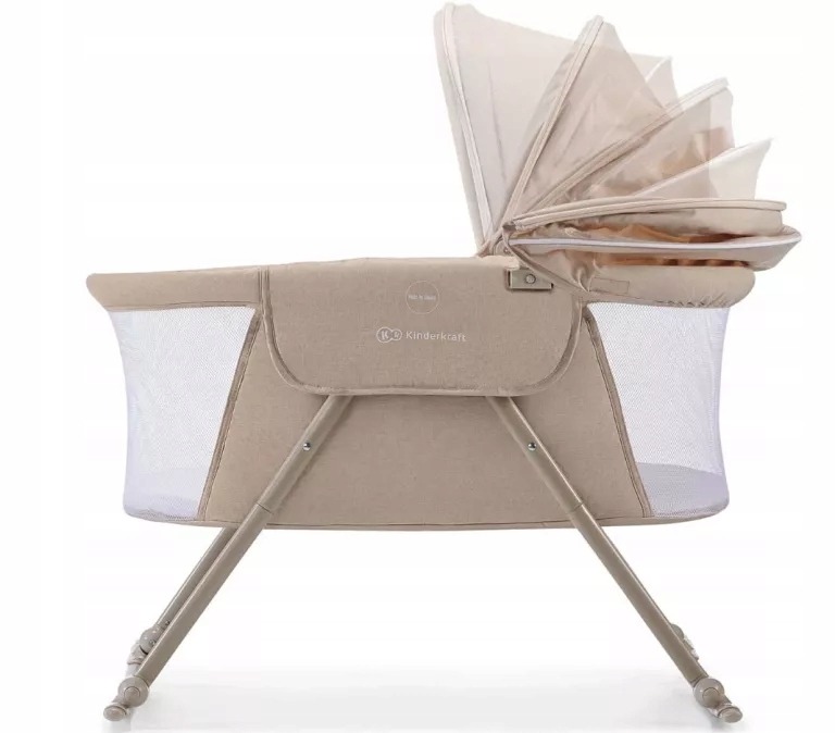Cestovná postieľka s kolískou Kinderkraft LOVI Beige