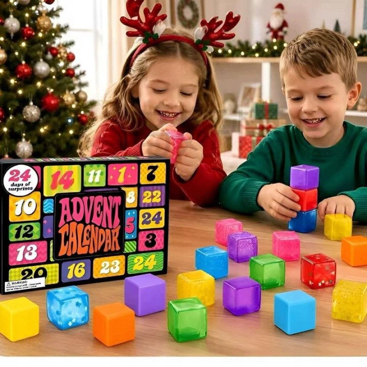 Dumpling Squishy adventný kalendár 2026 na 24 dní