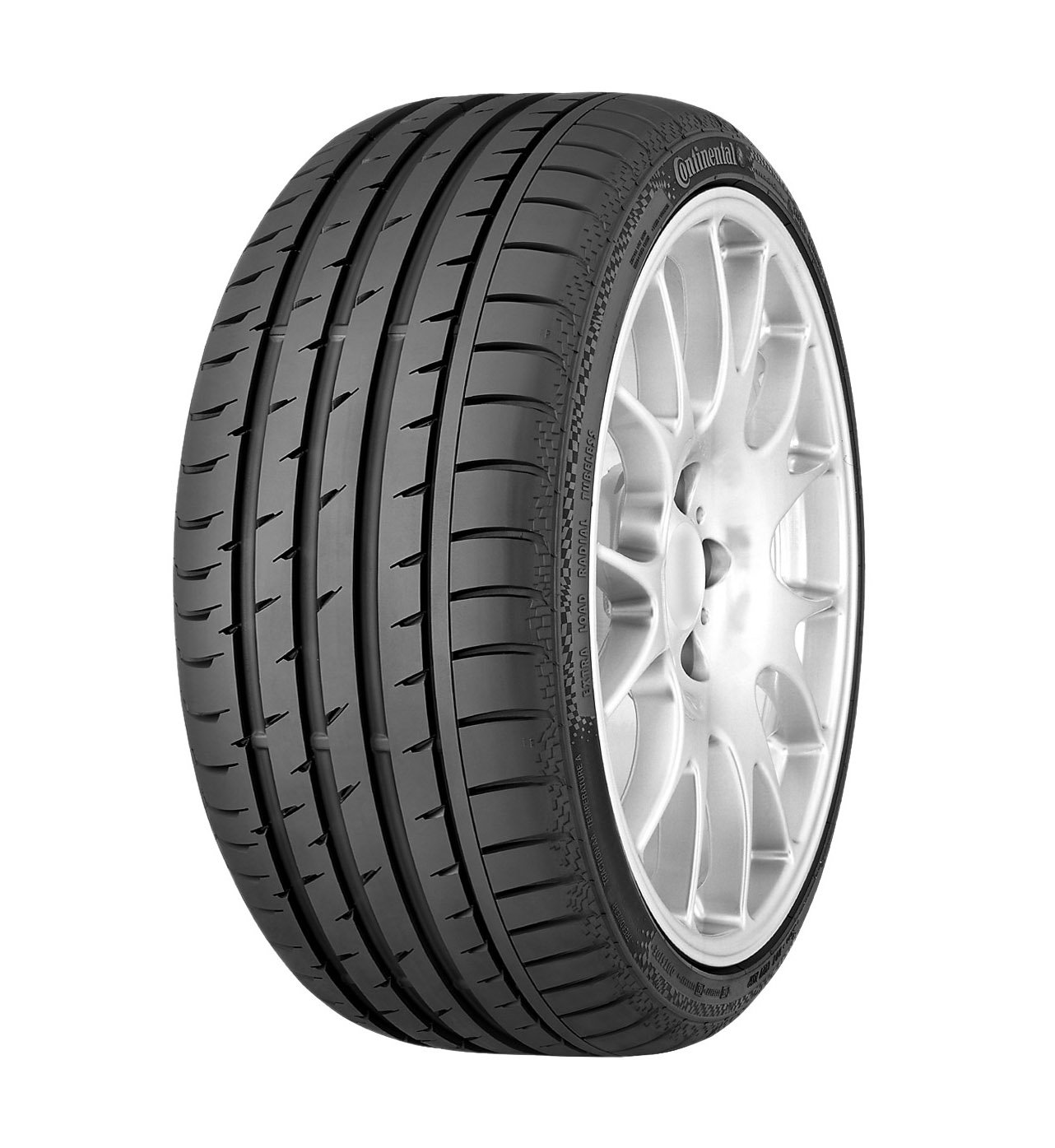 1x 245/45R18 CONTINENTAL CONTISPORTCONTACT 3 96Y