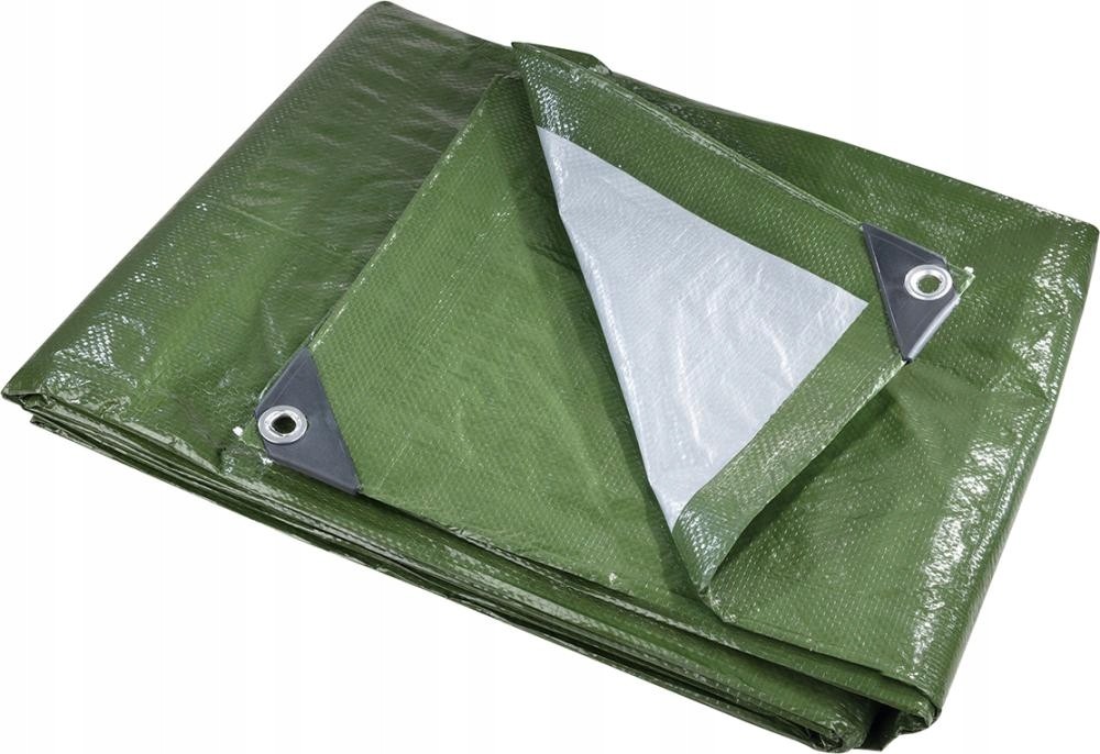 Univerzálna plachtovina 2 x 3 m, 140g/m², zelená/strieborná