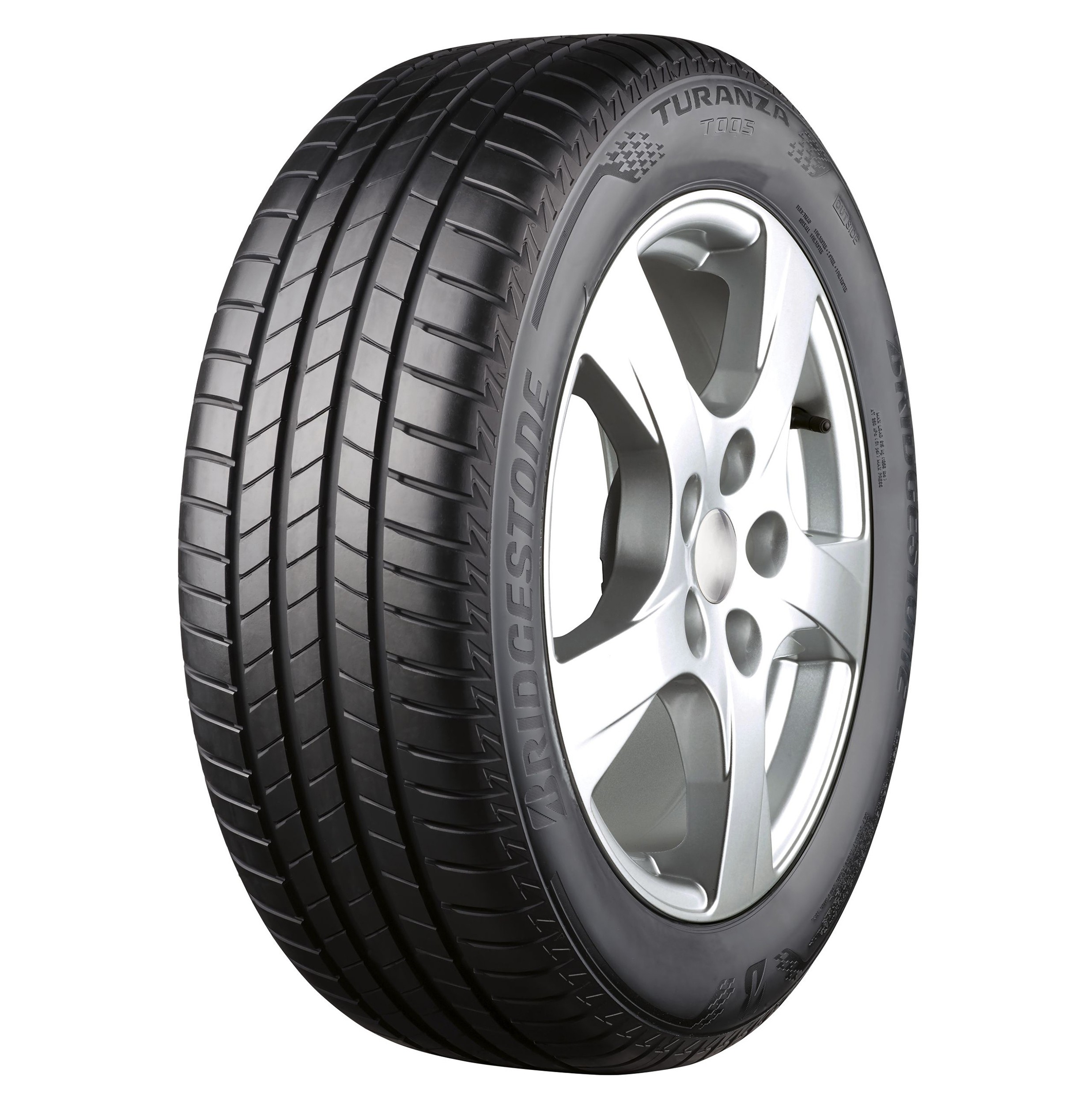 4x pneumatiky 225/55R17 BRIDGESTONE TURANZA T005 97W