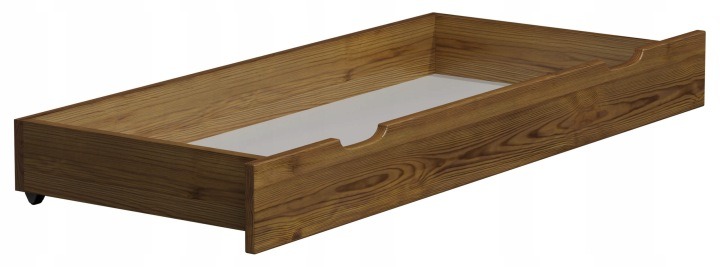 Meble Magnat 321 – borovicová zásuvka pod posteľ 150 cm s výberom odtieňa