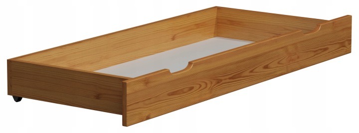 Meble Magnat 321 – borovicová zásuvka pod posteľ 150 cm s výberom odtieňa