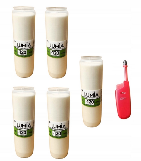 Náplň do svietnika LUMIA olejová – 120 hodín horenia + zapaľovač zdarma!
