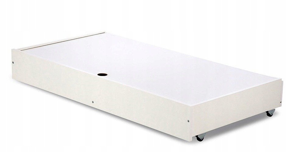 Biela zásuvka LittleSky pod postieľku 120 × 60 cm
