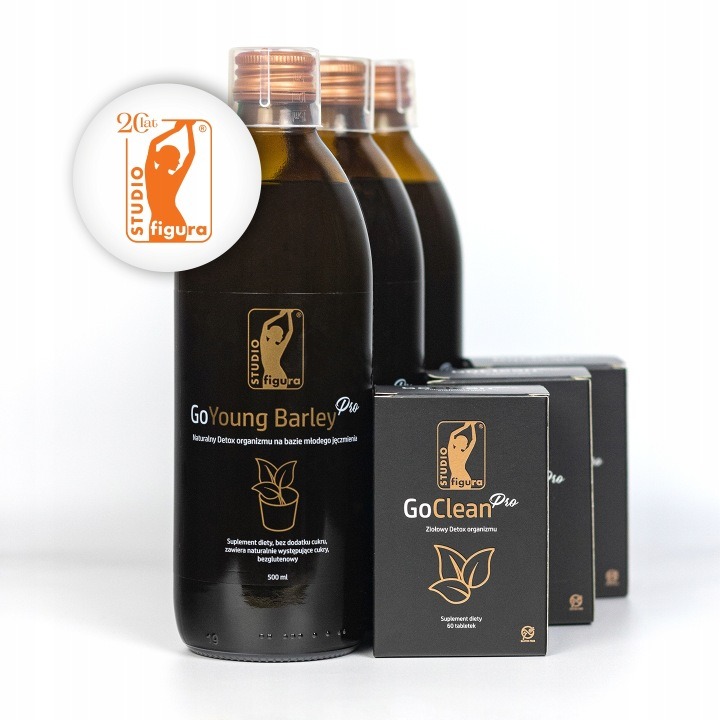 ČISTIACA SADA detoxikačná tekutina s mladým jačmeňom 500 ml + 60 tabliet – detox, podpora trávenia a zdravie čriev
