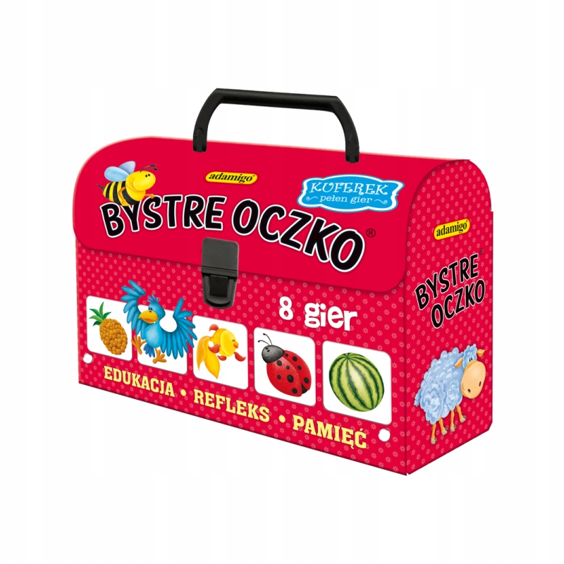 Detská hra Adamigo Bystré očko – kufrík hier 06458