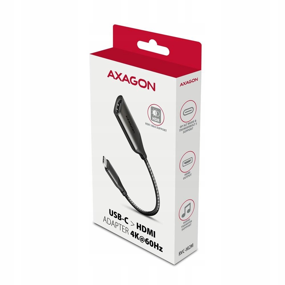 Adaptér Axagon RVC-HI2M z USB-C na HDMI 2.0 4K/60Hz