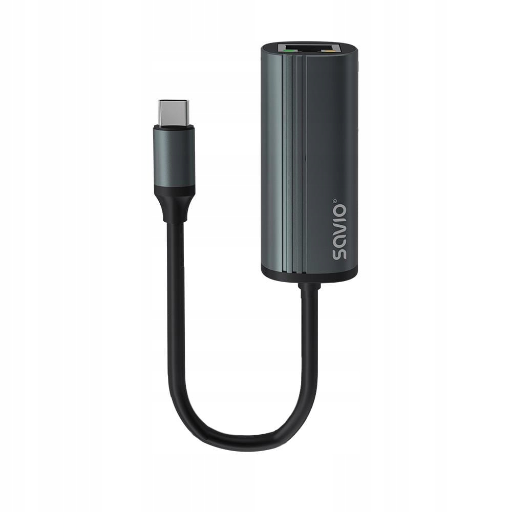 Adaptér Savio AK-56 USB C - RJ45