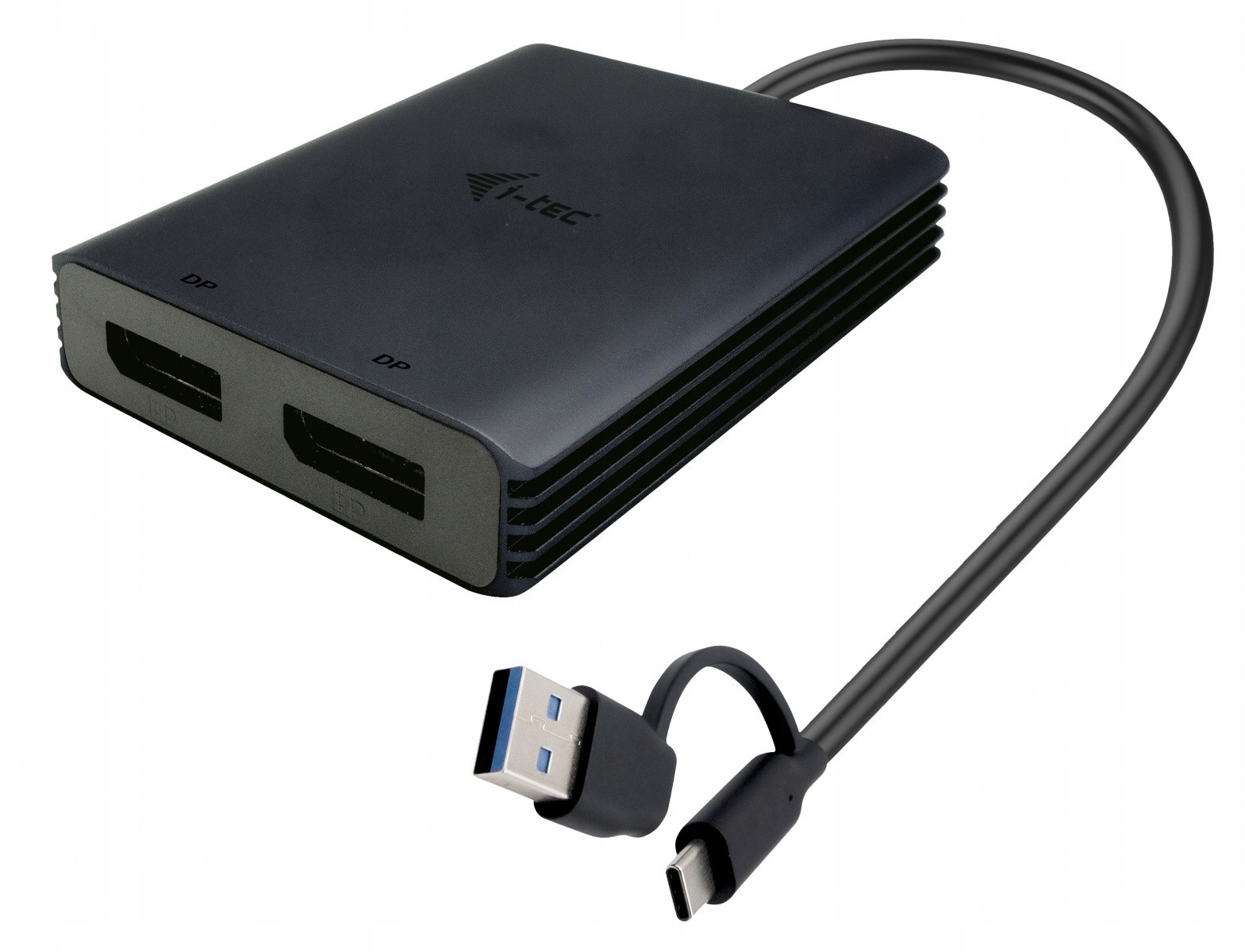 I-tec grafický adaptér USB-A/USB-C s dvojitým rozlíšením 4K/60 Hz