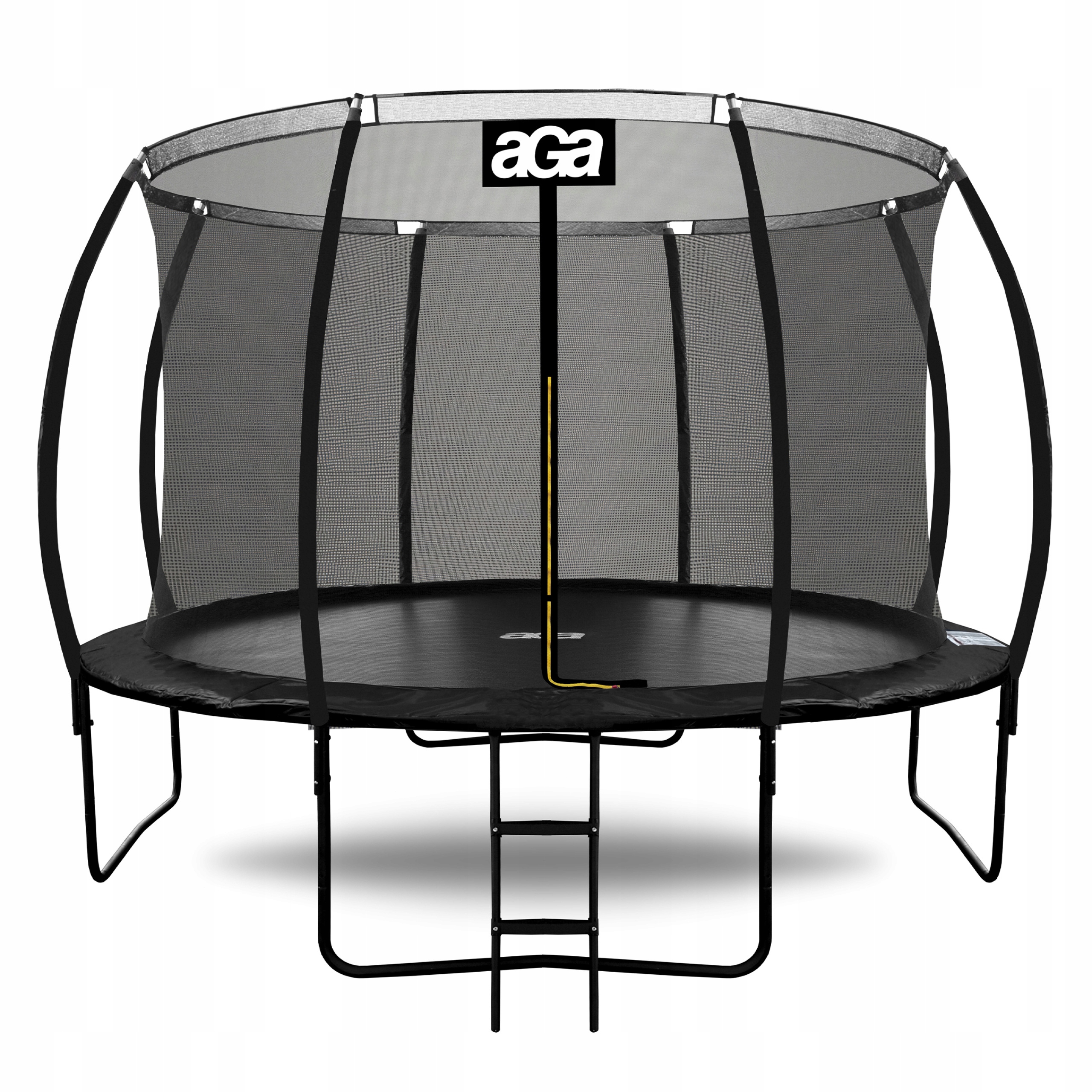 Trampolína Aga SPORT EXCLUSIVE 366 cm 12 ft čierna + sieť + rebrík