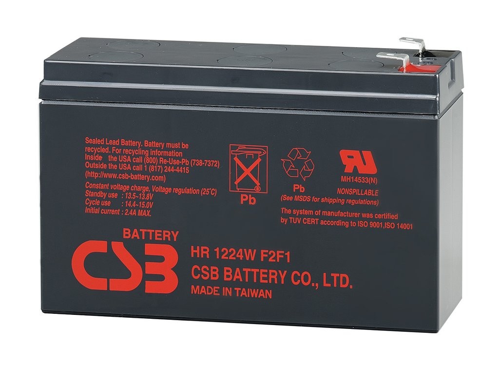 Batéria AGM CSB HR 1224 (12V 6Ah)