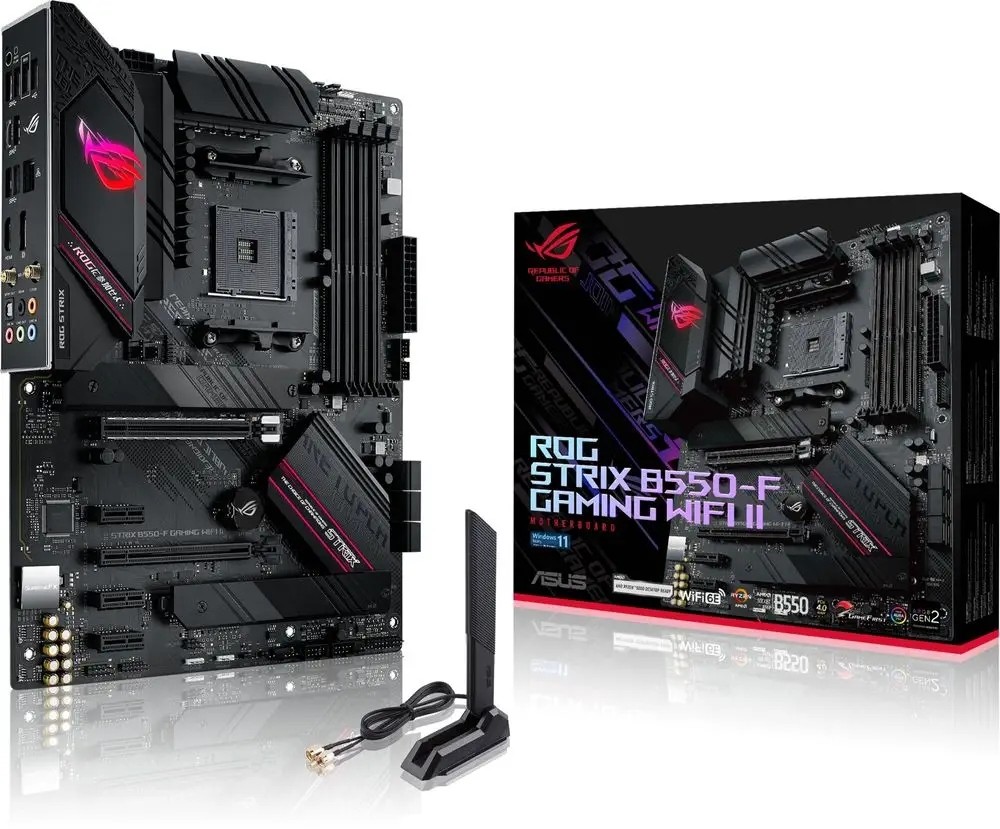 ASUS ROG STRIX B550-F GAMING WIFI II, základná doska AMD B550, pätica AM4, ATX