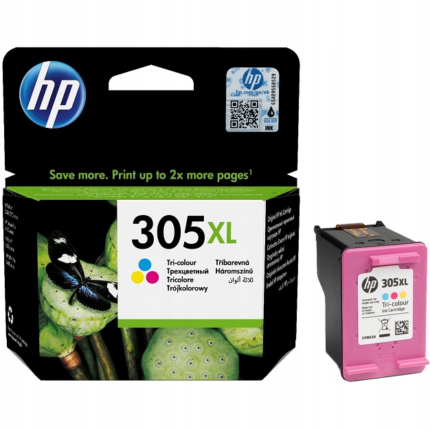 Trojfarebná atramentová kazeta HP 305XL 3YM63AE
