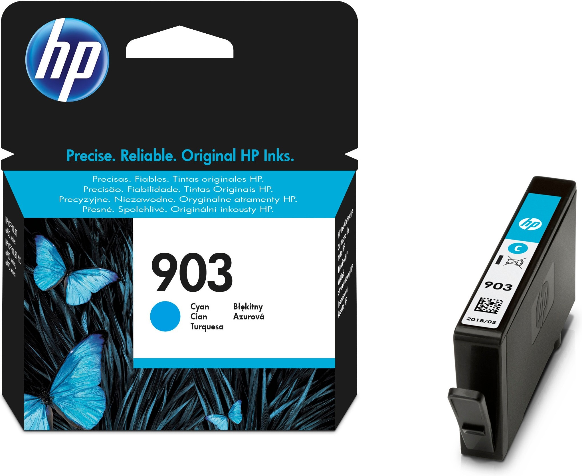 Atramentová kazeta HP 903 T6L87AE modrá (azúrová)