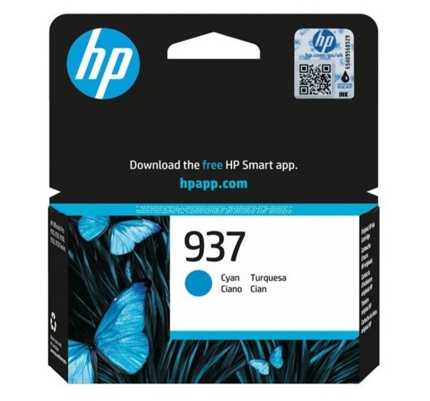 Atramentová kazeta HP 937 4S6W2N modrá (azúrová)