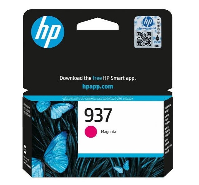 Atramentová kazeta HP 937 4S6W3N červená (purpurová)