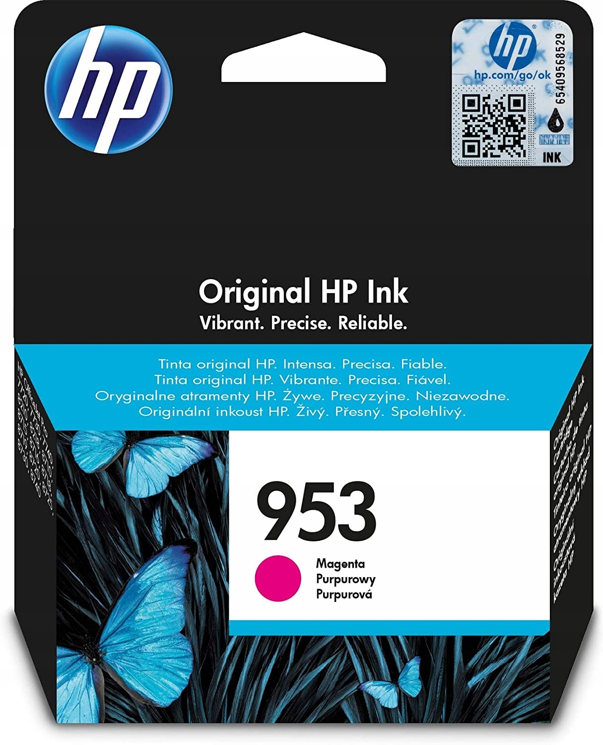 Atramentová kazeta HP 953 F6U13AE červená (purpurová)