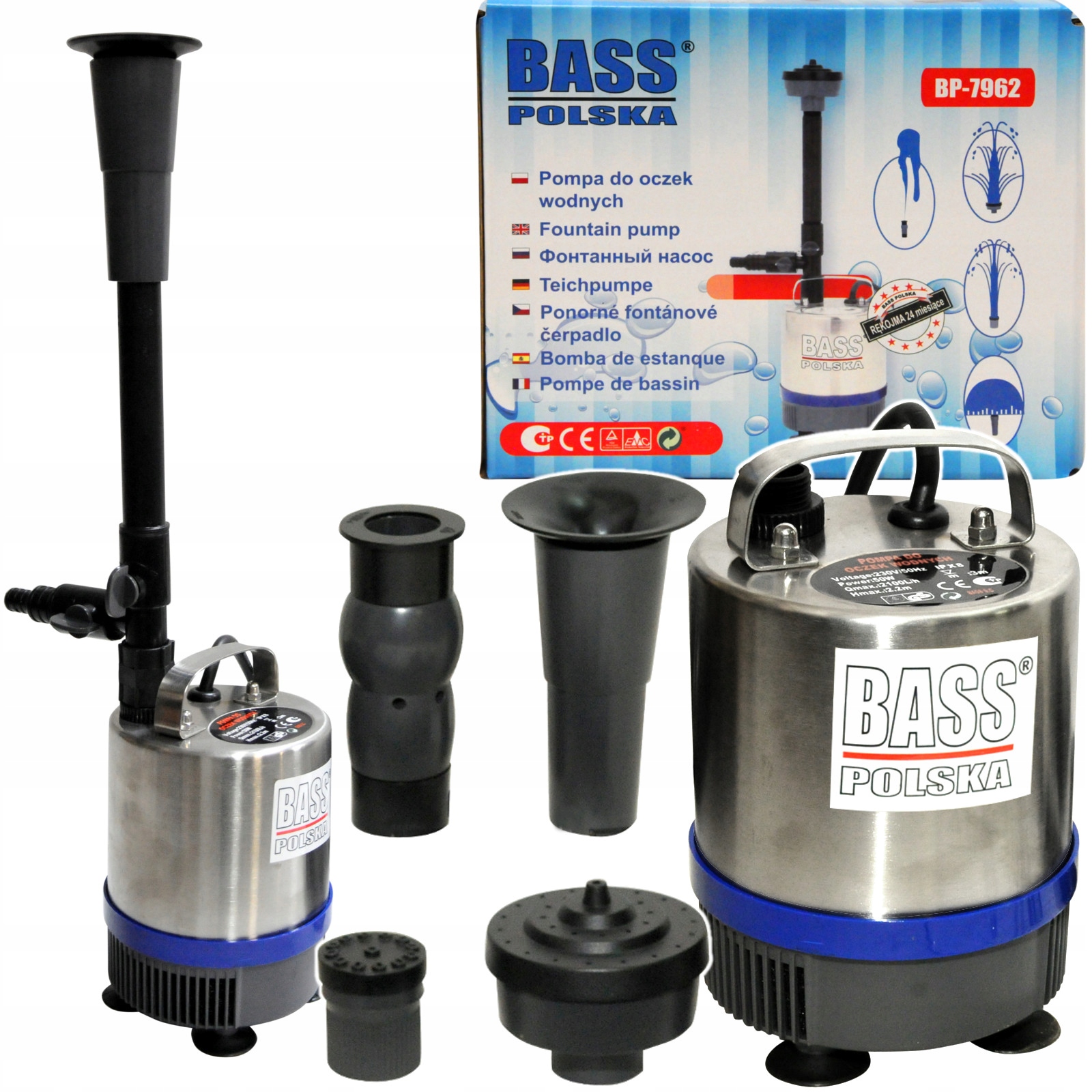 Bazénové čerpadlo, filter - 3x7W LED, 1500LM C5939