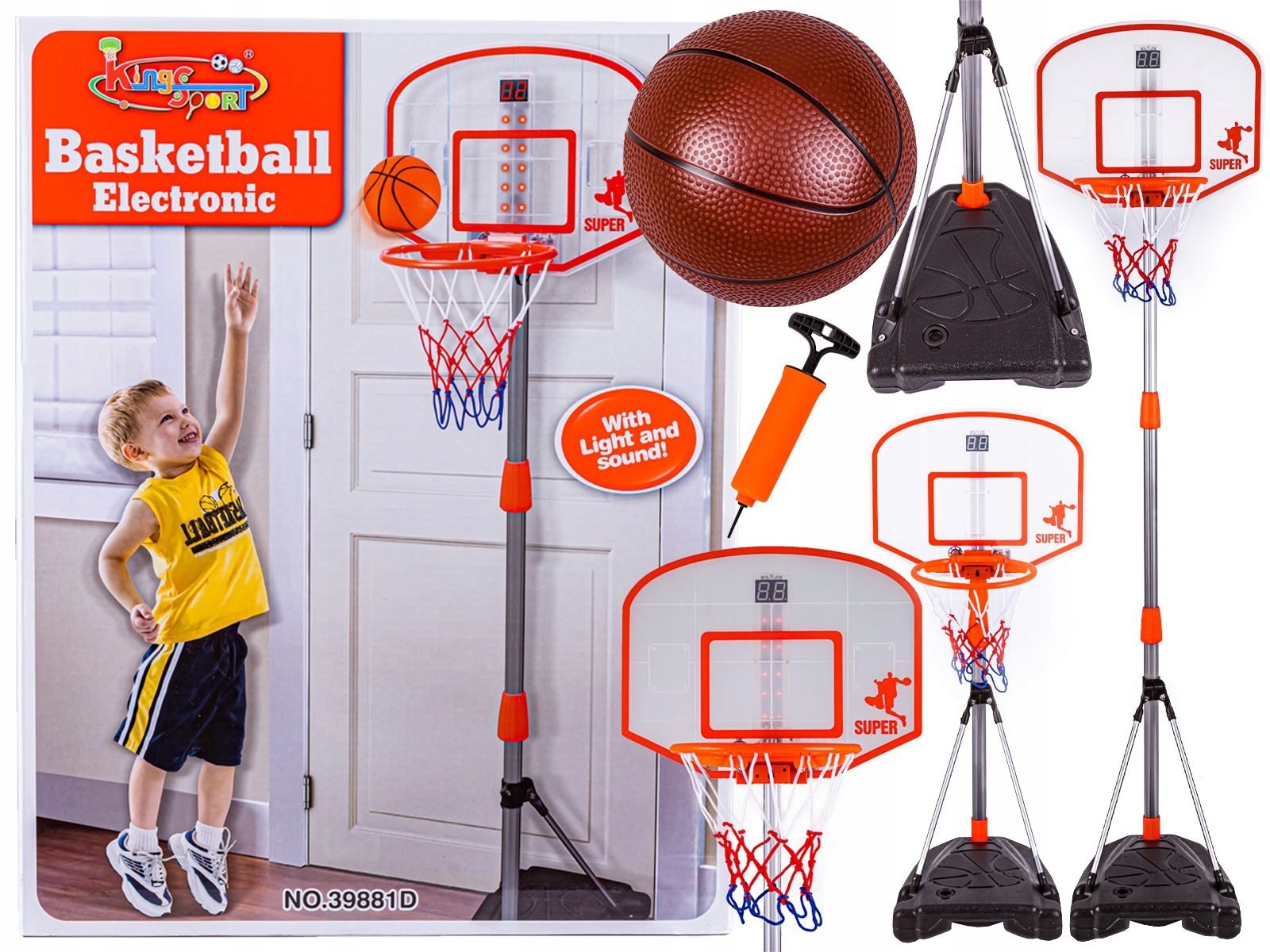 Basketbalová súprava KingSport 97-170 cm