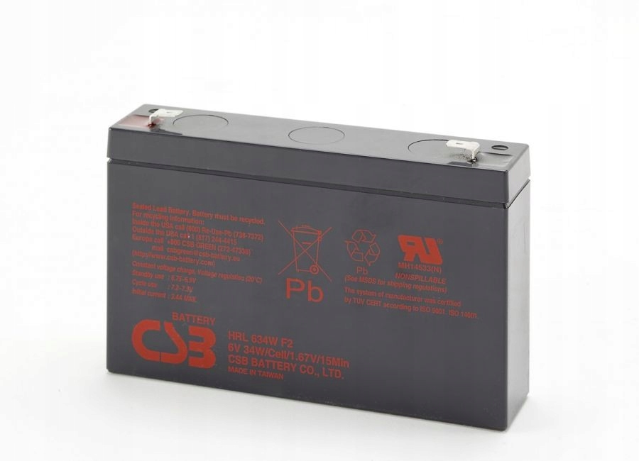 Batéria CSB 6V 9Ah
