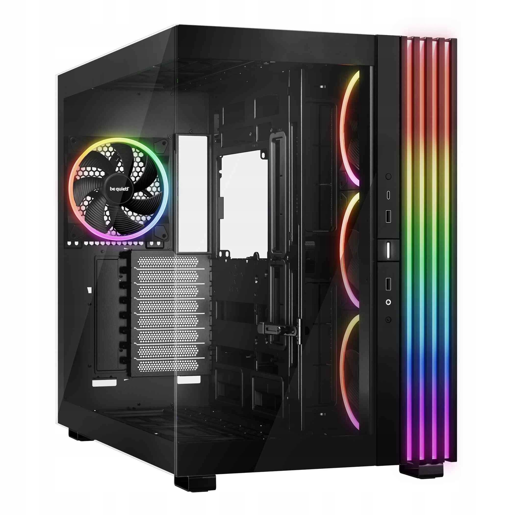 Ticho! Light Base 900 FX Midi Tower skriňa, čierna