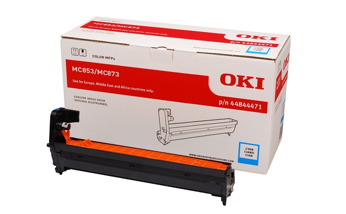 Valec OKI 44844471 MC853/MC873/MC883 azúrový