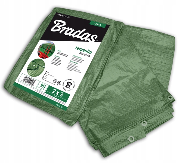 Odolná zelená plachta GREEN 5 x 8 m, 90g – všestranné použitie