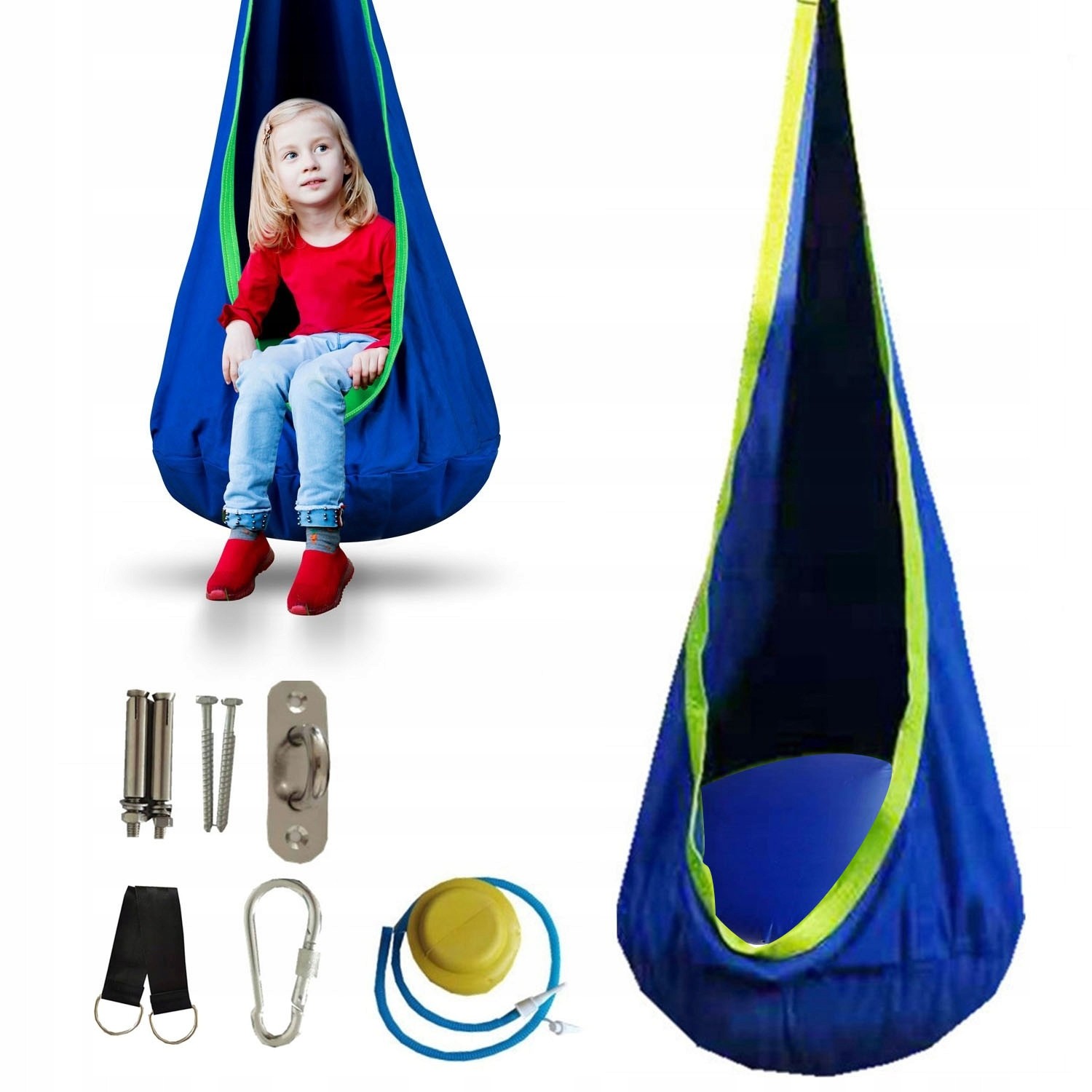 DETSKÝ HOJDACÍ KOREŇ COCOON, ZÁVESNÝ HOJDACÍ KOREŇ BUJAKHAMAK DARČEK, sedadlo