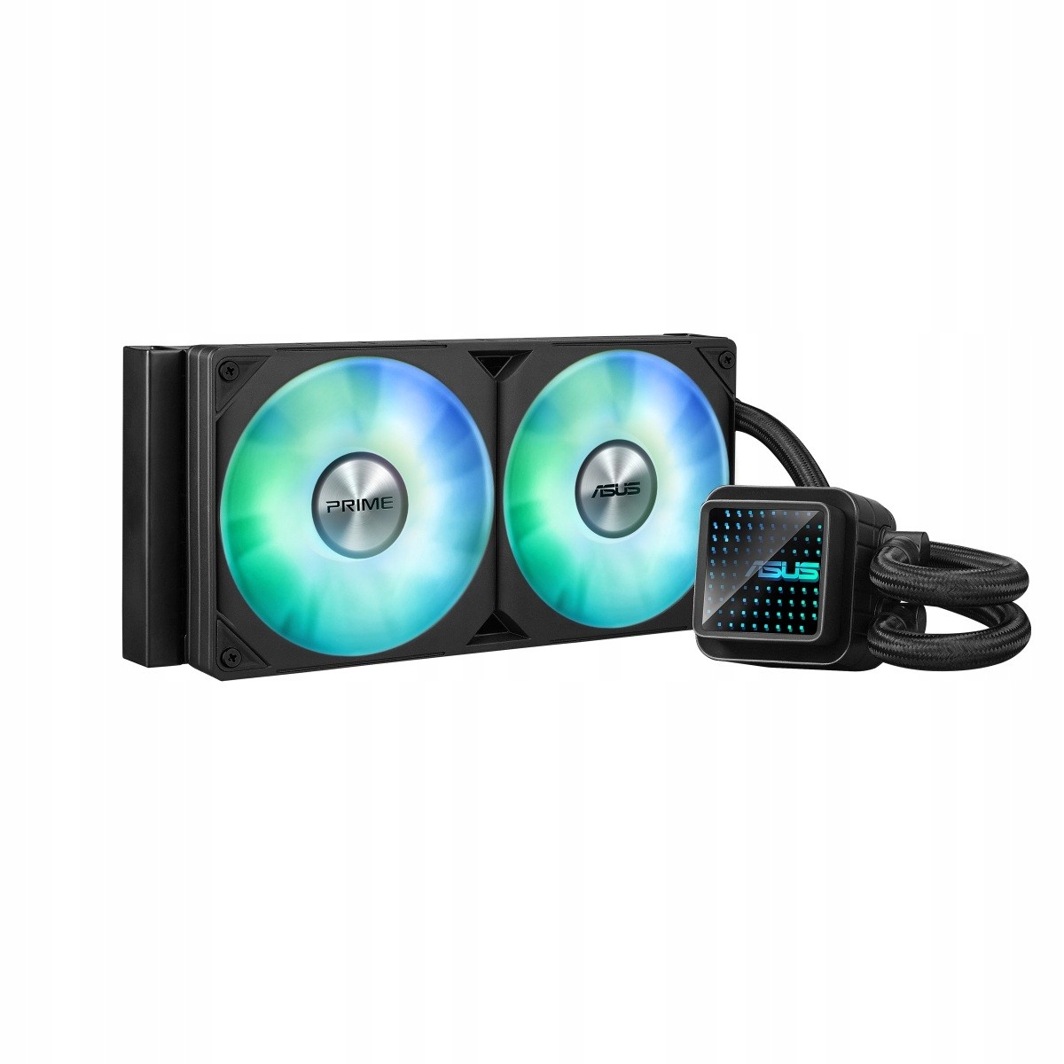 Chladič procesora Asus PRIME LC ARGB 240 ARGB 2x120mm čierny