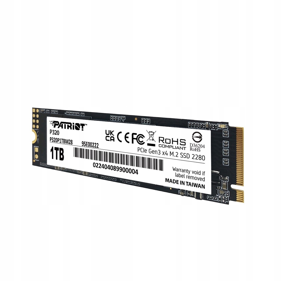 SSD disk Patriot Memory Viper P320 s kapacitou 512 GB, M.2 PCIe