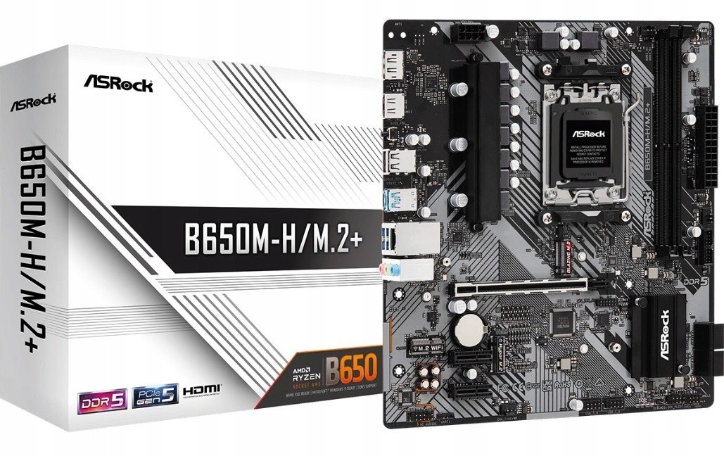 Základná doska micro ATX ASRock B650M-H/M.2+