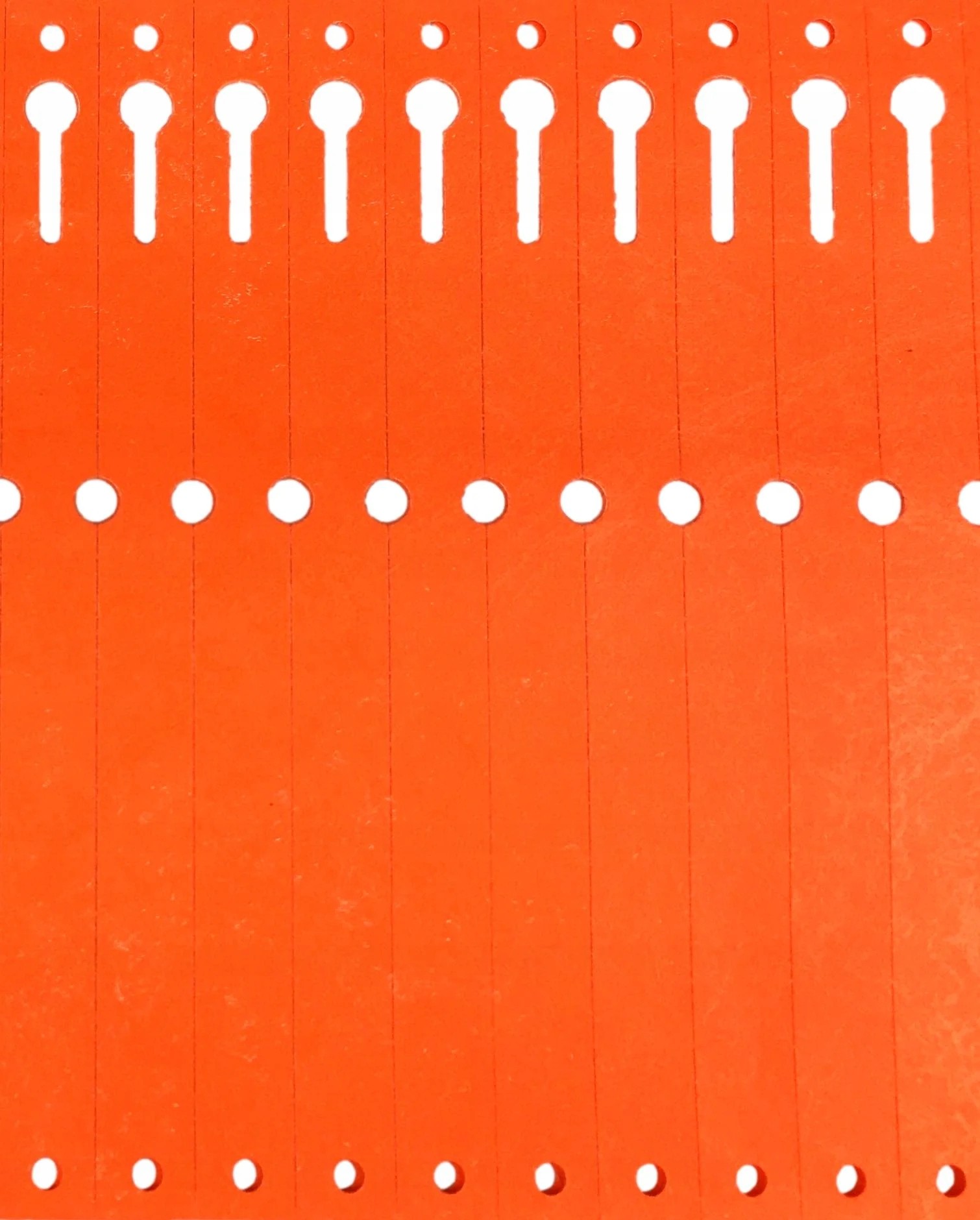 ETIKETY TYVEK 12,7x160mm 2500ks ORANŽOVÉ