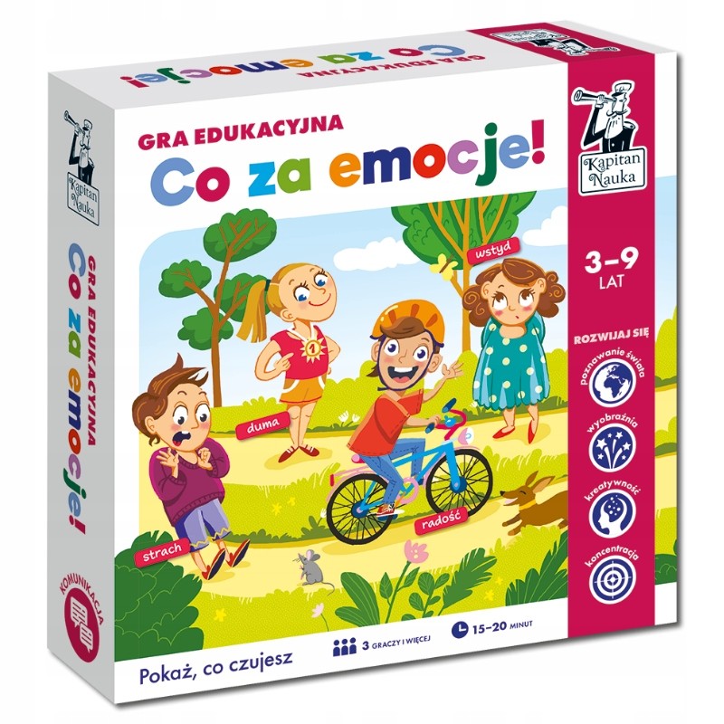 Vzdelávacia hra Kapitan Nauka Aké emócie!
