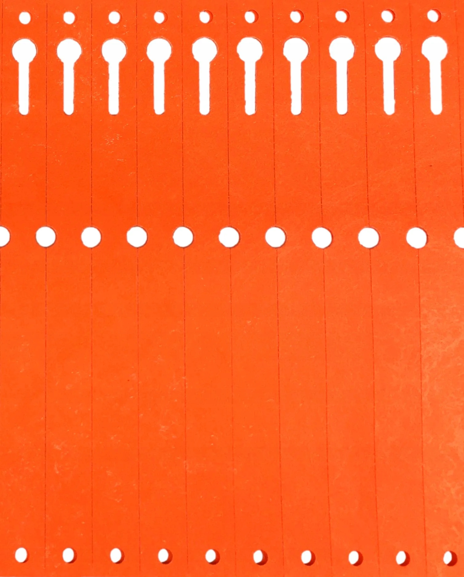 Tyvek etikety 17x220 skladané 2500 ks oranžové