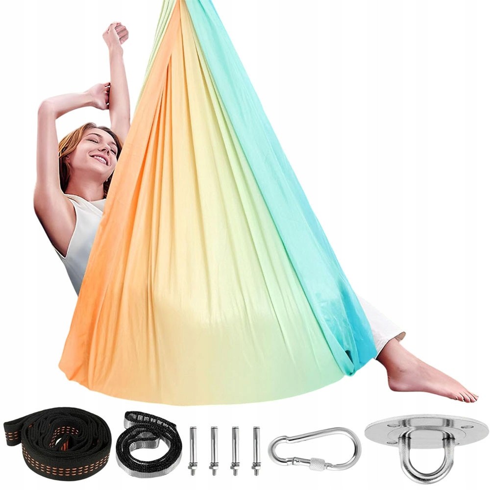 FLEXIBILNÁ DETSKÁ HAMAKOVÁ SIEŤ 280X150CM SENZORICKÁ TERAPIA ZÁBAVA DOMA