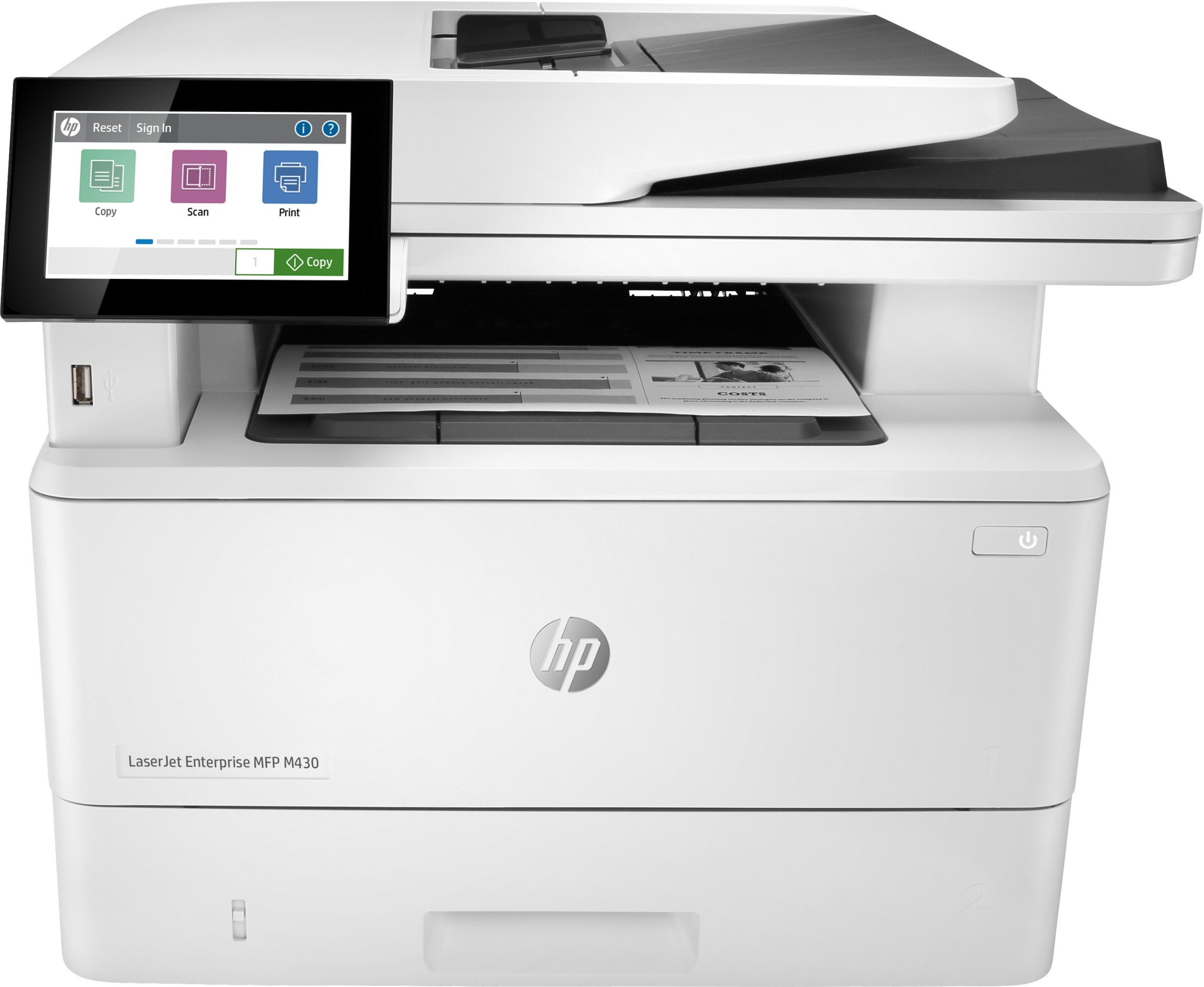 Multifunkčná laserová tlačiareň HP Enterprise M430f (čiernobiela)