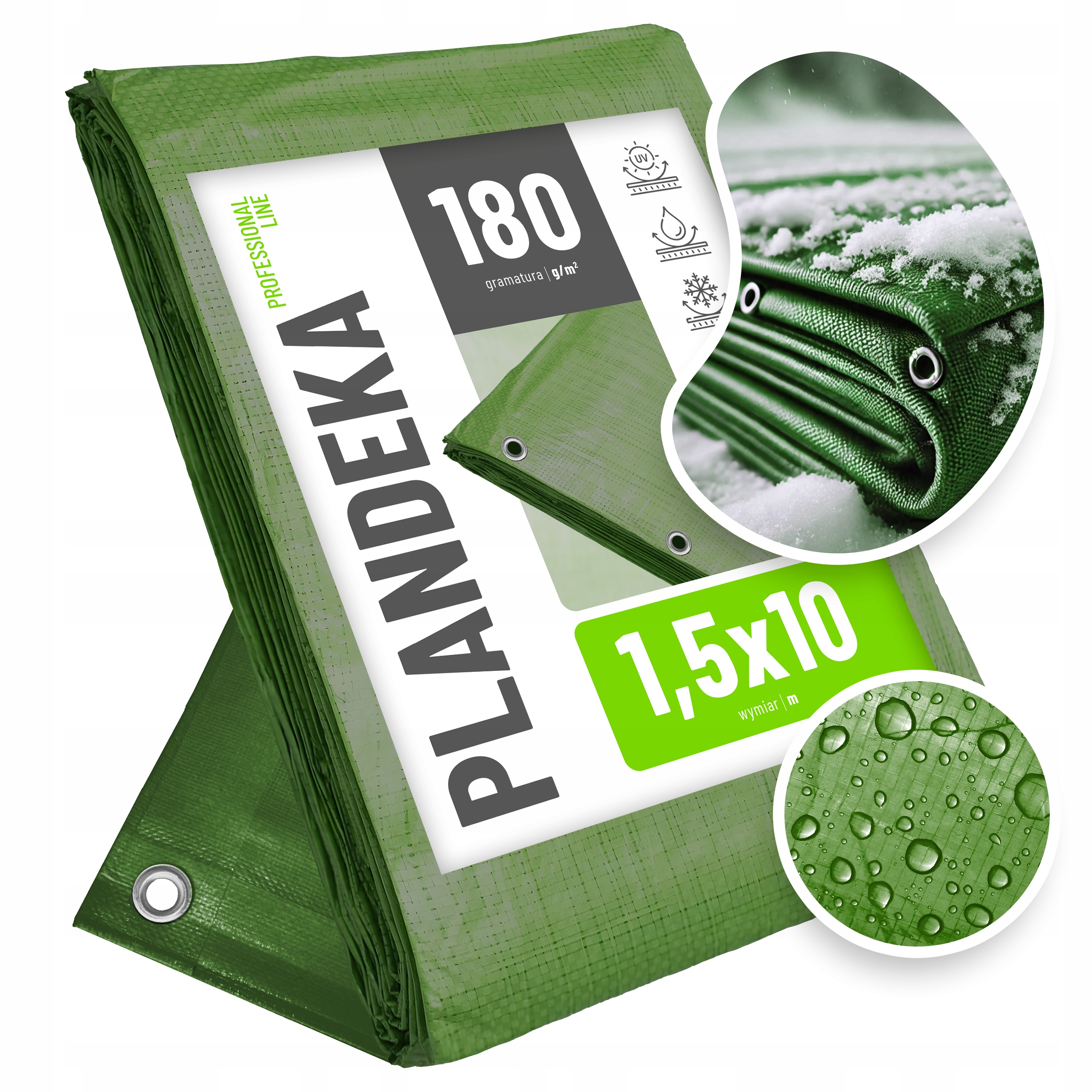 Odolná a vodeodolná plachta 1,5x10 metrov s UV ochranou – GardenFlora