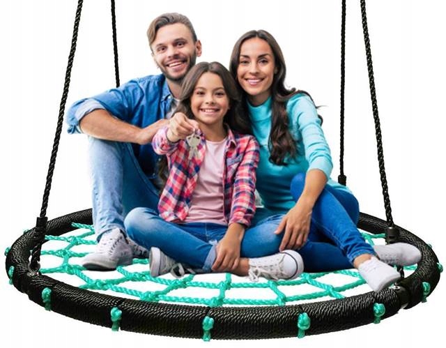 Hojdačka Fillo "bocianie hniezdo" 120 cm kovová do 150 kg pre deti od 3 rokov