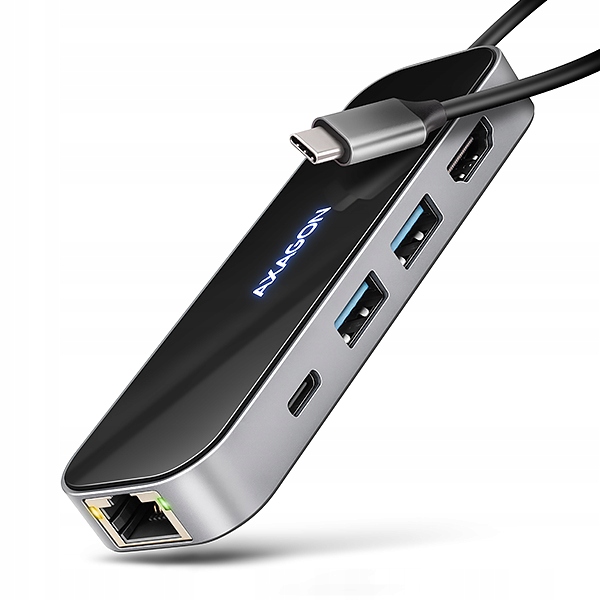 6-portový USB hub Axagon HMC-6GLN