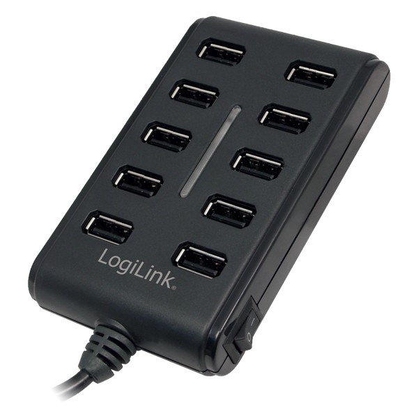 Logilink UA0125 10-portový USB Hub