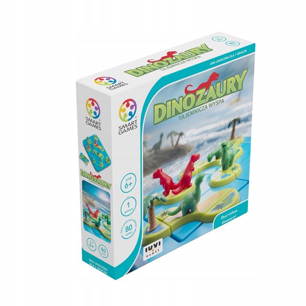 IUVI Games Dinosaury: Tajomný ostrov – magnetická logická hra