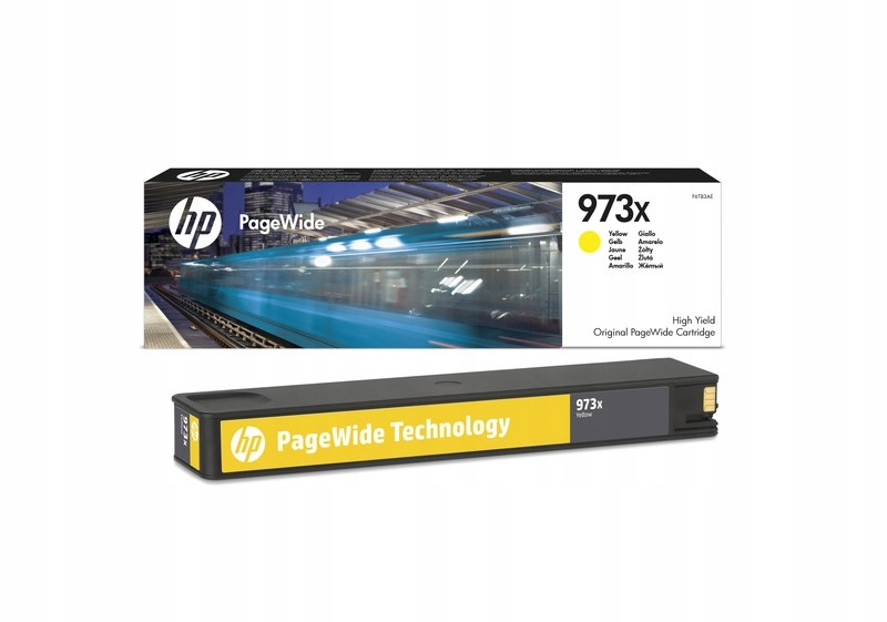 Žltá atramentová kazeta HP 973x F6T83AE